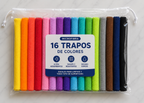 16 Trapos Multiusos de Microfibra 40x40 cm | Alta Absorción y Reutilizables
